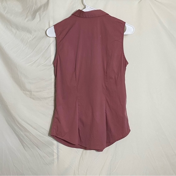 🎈TWIK sleeveless  shirt buttons down top summer essentials size SP - Picture 4 of 7